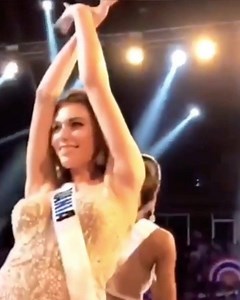Funny Miss Albania 🇦🇱 hahaha! . #MissAlbania #TrejsiSejdini #MissUniverse2018 | Pageant Avenue