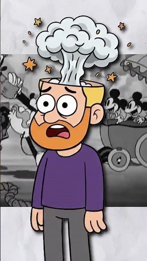 A VERY Strange old Mickey Mouse Cartoon (Mickeys Steamroller)