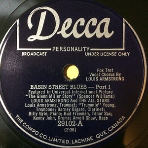 Louis Armstrong And His All-Stars - Basin Street Blues