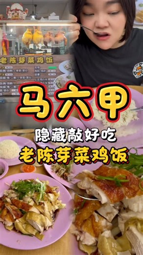食在好介绍FOod in the city | 马六甲隐藏鸡饭档✨简单满足‼️鸡肉滑嫩🤤饭又香🔥 📍老陈芽菜鸡饭（一起呷茶餐室） 地址：21, Jalan Ps1，75050 Melaka 营业时间：8:30am-2:00pm 休息♨️：星期三 食物：🌟🌟🌟🌟🌟 環境：🌟🌟🌟🌟 價格：🌟🌟🌟🌟🌟 | Instagram