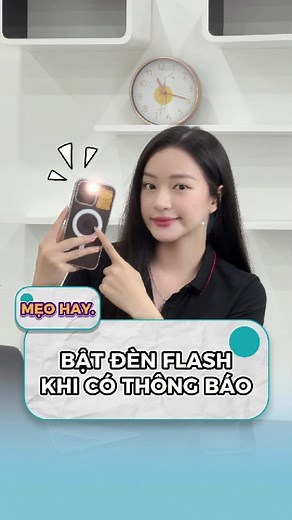 Hướng dẫn bật đèn flash trên iPhone khi có cuộc gọi