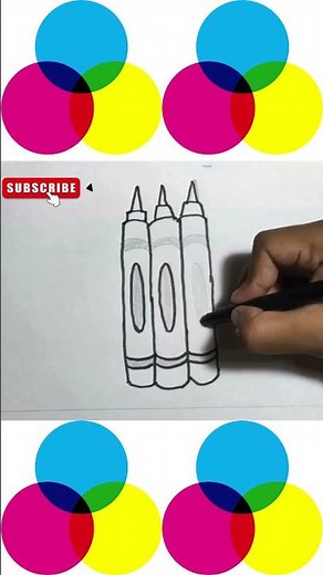 HOW TO DRAW WITH CRAYONS! CRAYON DRAWING FOR BEGINNERS! STEP BY STEP CRAYON DRAWING!
