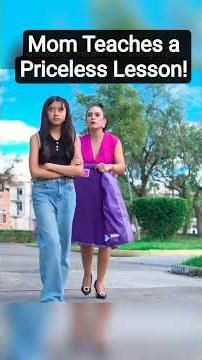 Mother teaches her daughter a powerful life lesson | #shorts #shortsfeed #kindness