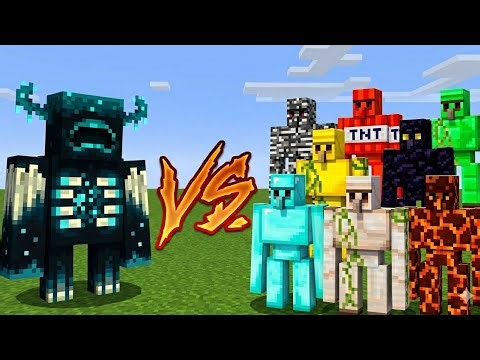 WARDEN VS All GOLEMS #by MainZen