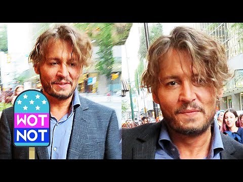 Johnny Depp Surprises Hundreds Of Fans With Hugs, Autographs And Selfies in Vancouver!