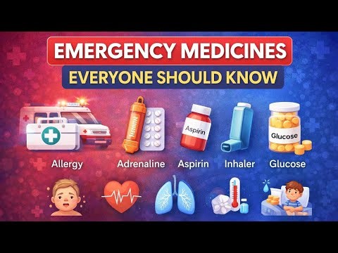 Emergency Medicines Everyone Should Know | Life-Saving Basics | Medi Queries