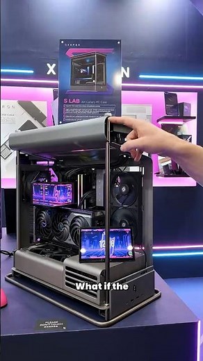 The Most Unique PC Case Ever? 👀 Xeron S-Lab #pcbuild #gamingpc #custompc