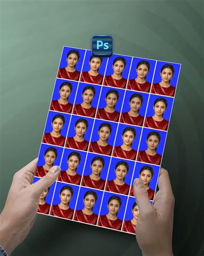 How to Make Passport Photo Size From Any Image in Adobe Photoshop Tutorial #rggraphic | RG Graphic