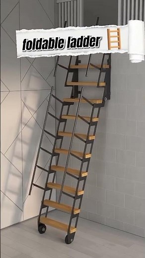The Ladder That Disappears - Perfect for Small Spaces!