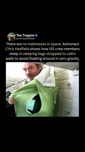 How Astronauts Actually Sleep in Space