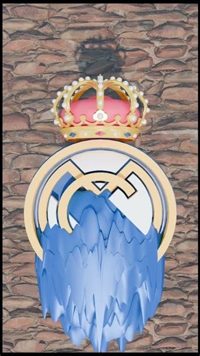 Real Madrid 3D Logo Reveal | Epic Cinematic #realmadridcf #realistic #3dpainting #satisfying