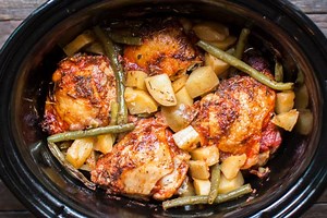 Complete Chicken Dinner in the Crockpot