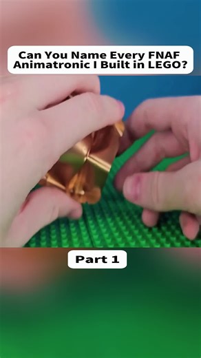 Can You Name Every FNAF Animatronic I Built in LEGO? #lego #unboxing #viral #fnaf Part 1