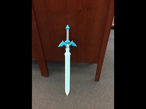Zelda Breath of the Wild Papercraft: Master Sword