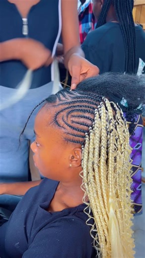 Curly Hair Half Sew-In with Braids for Stylish Looks