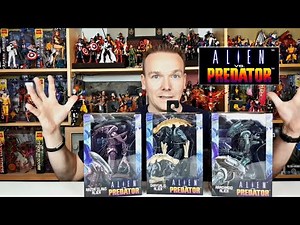 Neca Toys Aliens vs Predator Arcade Chrysalis & Razor Claws & Arachnoid Review