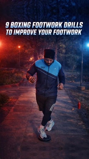 9 boxing footwork drills to improve your footwork #boxing #rohanboxer #boxingtraining #viralreels