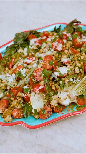 Grilled Lettuce Salad | The Mediterranean Dish