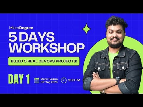 Build Real DevOps Projects to Impress Recruiters | Day 1 Live Workshop | MicroDegree
