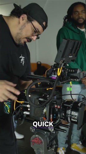 Filmmakers Compare Large Format vs. A35 Camera Settings #shorts