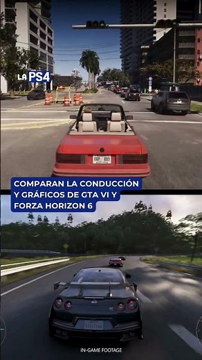 Comparan GTA VI y FORZA HORIZON 6 en su conducción y gráficos. 🚗 #GTAVI #PS5 #forzahorizon6