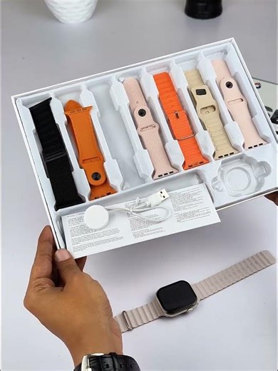 Y80 Ultra Smartwatch with 8 Strap In Bangladesh