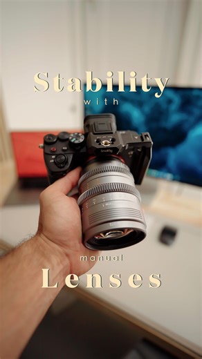 Nick Di Giugno on Instagram: "Stabilization on Manual Lenses 🎥 I included this info in an older video, with more details on Sony camera tips and tricks, but I wanted to share it again since so many of you guys have shown interest in manual lenses lately. If you don’t actually set your focal length and still choose to use manual lenses with IBIS turned on, you’re going to run into wobble and warping (depending on how far off your setting is from your actual focal length. 🔗 ~ ALL LINKS IN BIO ~ 