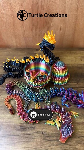 Turtle Creations: Fidget Dragons Made in New Zealand