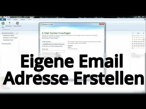 Eigene Email Adresse Erstellen