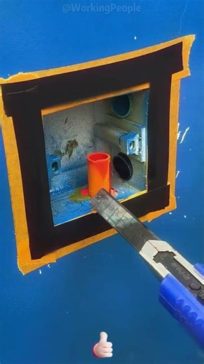 Practical PVC Pipe Cutting Skills 🛠️🔧