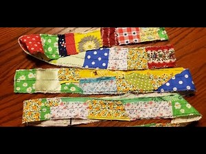 Scrap With Me #20 - Create Karla Frizelle Fabric Tie Closures Using Fabric Scraps for Junk Journals