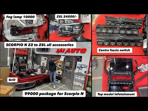 Scorpio N Mahindra Genuine Accessories With Pricing ✅Modified scorpio n✅Scorpio n accessorie✅scorpio