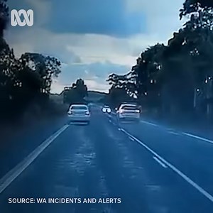 'Oh my god! There's a car coming, dude!'😱 A close call on South Coast Highway captured on Dashcam. Are these kinds of near misses common on WA roads? *Warning - some offensive language* YOUR LATEST LOCAL NEWS: https://ab.co/38CSPLl Credit: WA Incidents and Alerts | ABC Great Southern