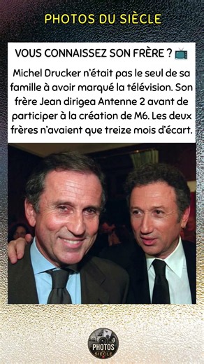 Michel Drucker et son frère Jean : l’incroyable destin de deux frères de la télévision 📺