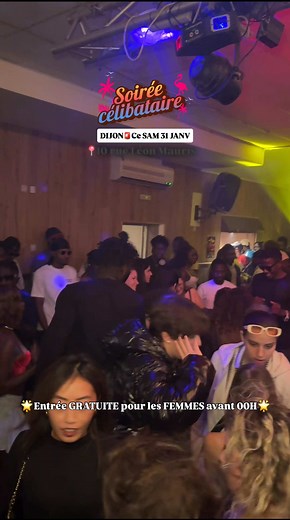DIJON🚨 Rdv Le SAM 31 JANV pour la 1ere SOIRÉE CÉLIBATAIRE de l’année 😍 🌟Entrée GRATUITE pour les FEMMES avant 00H🌟 Avec @Dj Elpadre 🇧🇯 🇫🇷 🎧 Bracelet 🔴 En Couple 😍 Bracelet 🔵 Célibataires 🙌🏾 Bracelet 🟢 Tire à balle Réel 🍑🍆👅 📍10 rue Léon Mauris Dijon P.A.F: Femmes 5€ après 00H / Hommes 10€ @Marco_photographie officiel @DJ MARCOS RD @dj samir @ITCH @Gwenaelle👸🏻 @L'éternel Insatisfai @LAMINE 🇸🇳🇫🇷 #sortiradijon #dijonville #besancon #chalonsursaone #beaune