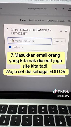 Tutorial Ringkas Cara Membuat Google Site