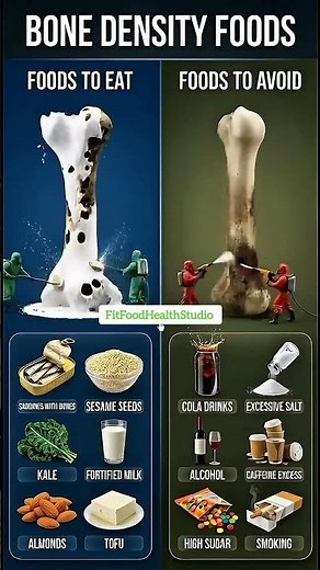 Weak Bones? 🚨 These Foods Can Save (or Damage) Your Bone Health|Boost Bone Density Naturally 🦴