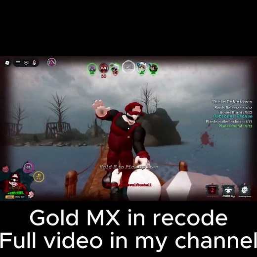 First Gold MX in Recode Pillar Chase 2 #roblox #indiegame #robloxgames #mx #mario85 #mario #horror
