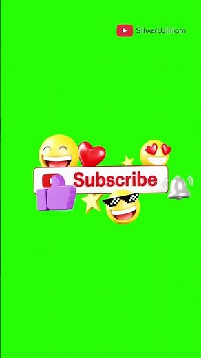 Subscribe Green Screen Button free no copyright