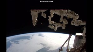 Object appears in ISS feed International space station video feed in this video you will see an object appear and then disappear. I zoomed in and try to enhance it. You will also find the original capture in the second part of the video and a black-and-white version of the first video in this video at the end.￼ #space #UAP #orbs #UFO #Unidentified #ISS # | SkyWitness.Space