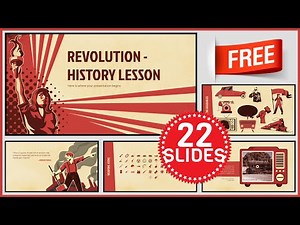 Revolution - History Lesson PowerPoint Presentation | PowerPoint Template Free Download
