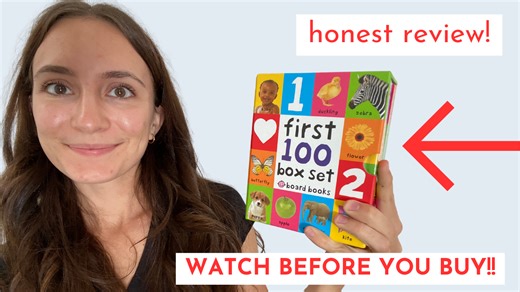 Watch First 100 Box Set Board Books- Honest Review on Amazon Live