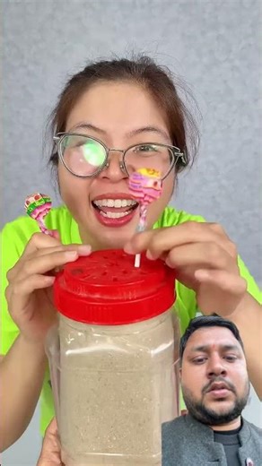 Lollipop 🍭 eating challenge #funny