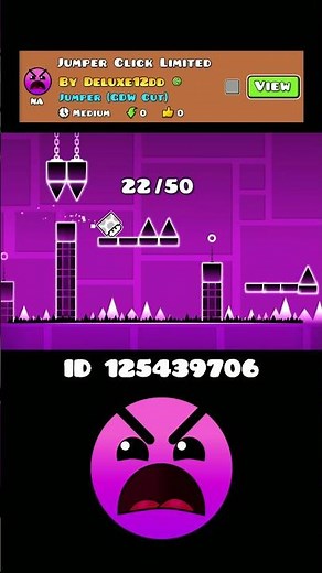 Jumper Clicks Limited Speedrun #geometrydash #gd #shorts
