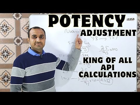 Potency Adjustment | Assay Adjustment Of API