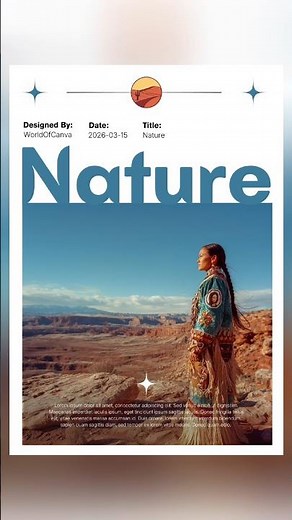 Beautiful Canva poster design inspiration tutorial! #canva #canvadesign #canvatutorial #design