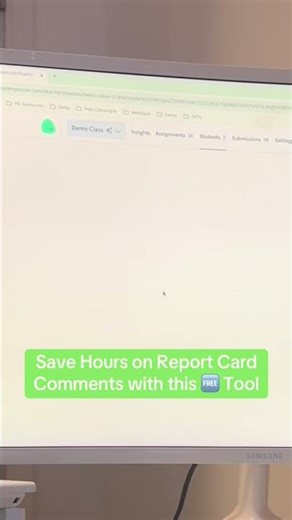 Need to give data-driven feedback for report card comments? Check out this 🆓 teacher tool