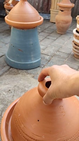 Handmade Moroccan Tagine Clay Pot With Stove, Outdoor Cookware Set - Etsy