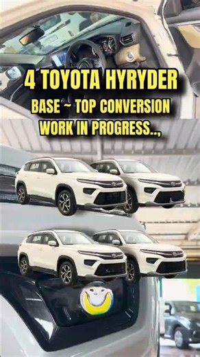 4 TOYOTA HYRYDER - Base To Top Conversion | Work In Progress #afto #cbe #toyota #hyryder