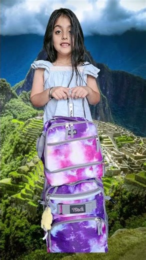 Purple Rolling Backpack #travelbag #backtoschool #schoolaccessories #schoolbag #luggage